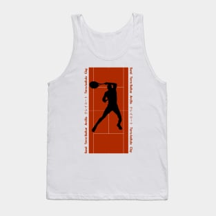 Tennis Forehand Clay Court Grand Slam Tank Top